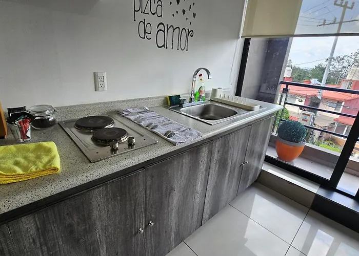 S02 Max Premium Frente Al Tec Cem Cocineta Wifi Balcon Parking Terraza Apartment Mexico City