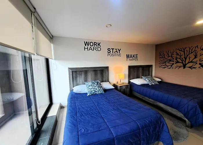 Apartment S02 Max Premium Frente Al Tec Cem Cocineta Wifi Balcon Parking Terraza Mexico City